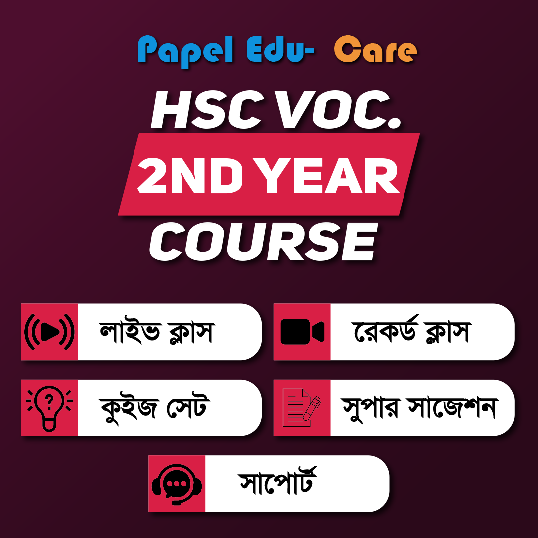 HSC Vocational 2nd year online class and super suggestions